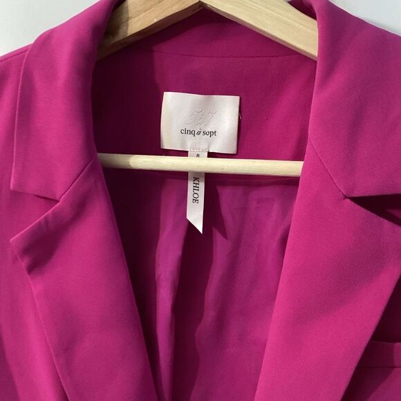 Cinq à Sept Khloe Blazer In Fuchsia Pink - Picture 9 of 16